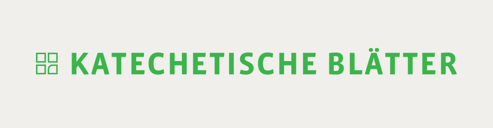 Schriftzug der Zeitschrift »Katechetische Blätter«