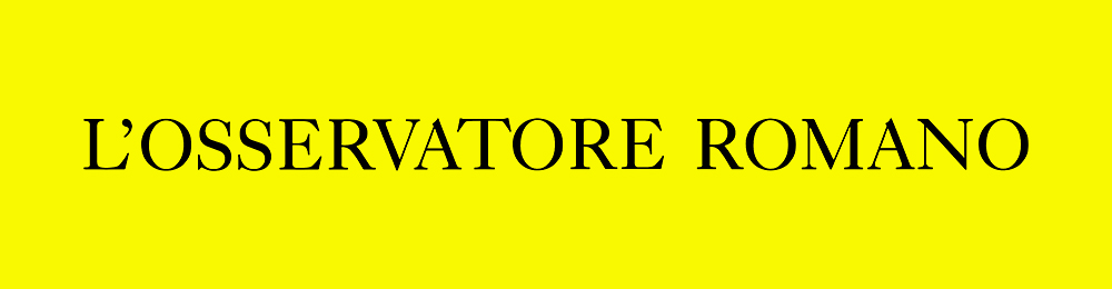 Schriftzug der Zeitschrift »L’Osservatore Romano«