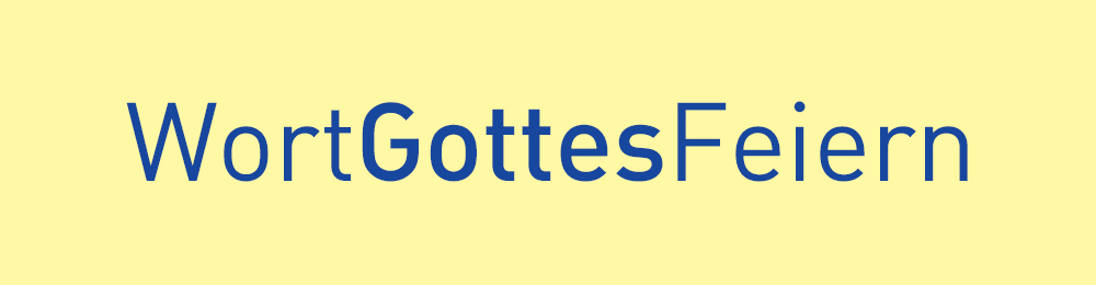 Schriftzug der Zeitschrift »WortGottesFeiern«