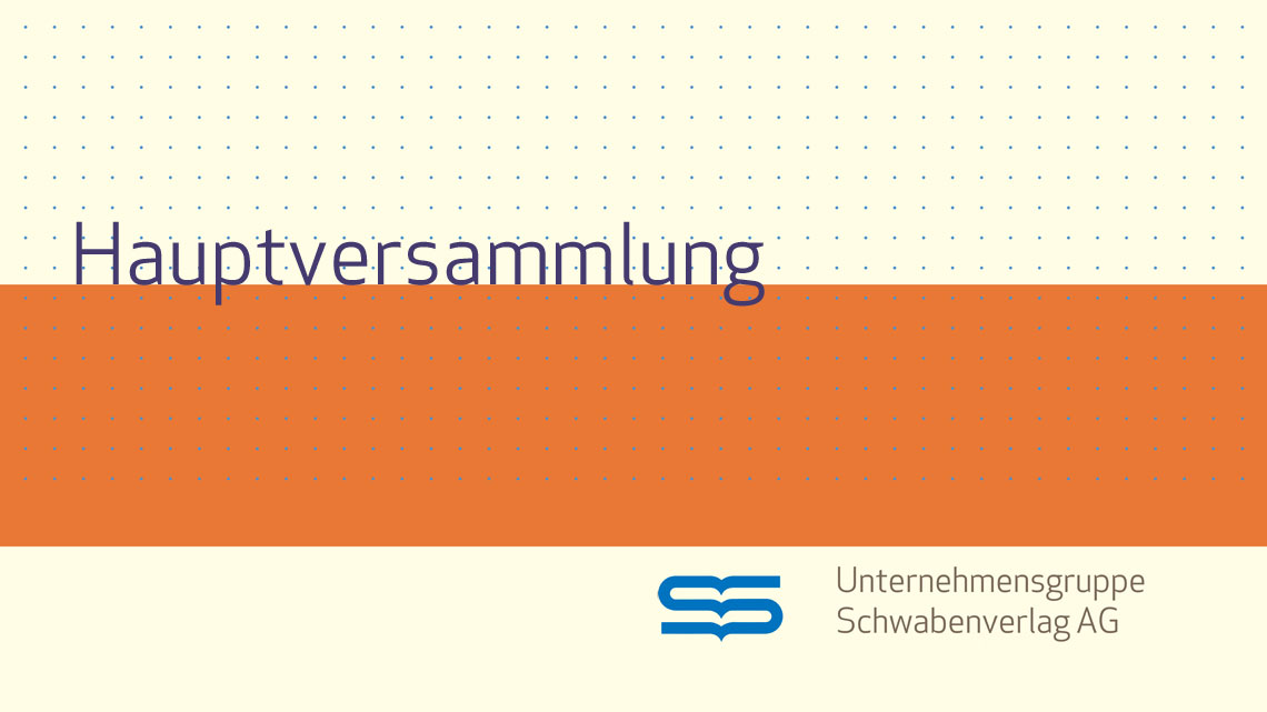 Hauptversammlung der Schwabenverlag AG