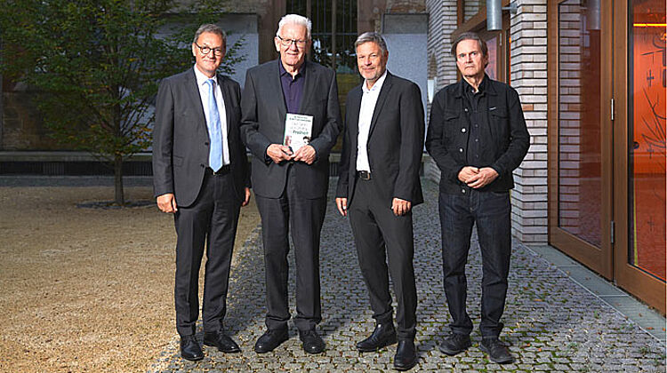 Winfried Kretschmann im Gespräch mit Robert Habeck